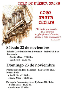Cartel Coro Santa Cecilia4